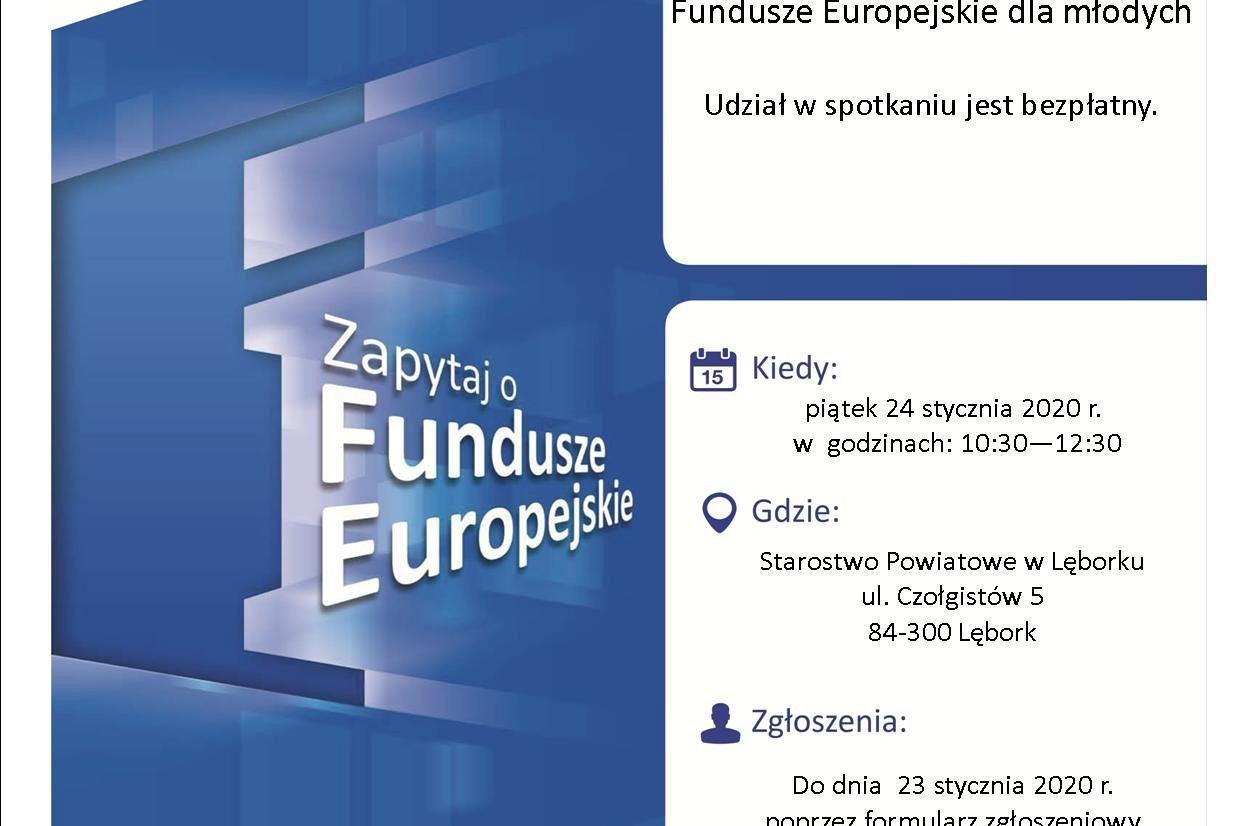 Spotkanie o funduszach europejskich dla osób młodych na rynku pracy