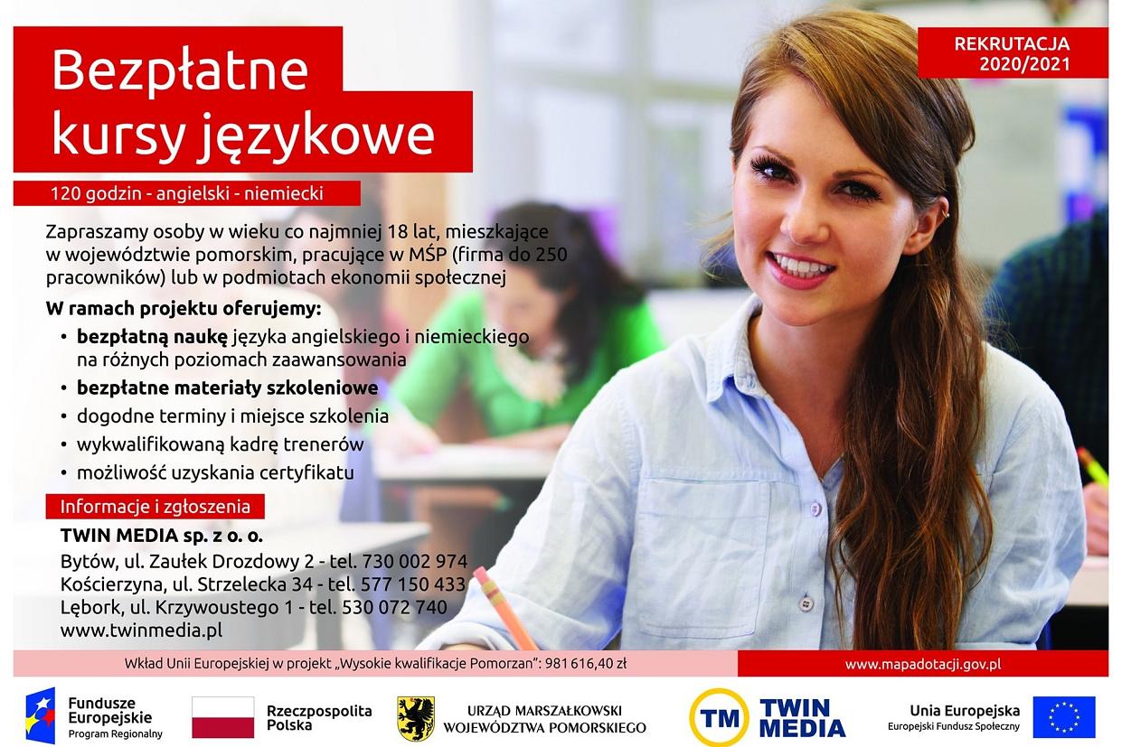 Bezpłatny kurs angielskiego. Nabór do grup poziomu A2 i B1