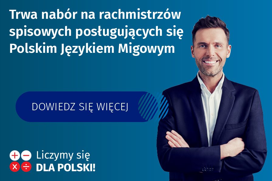 Trwa nabór uzupełniający kandydatów na rachmistrzów posługujących się Polskim Językiem Migowym