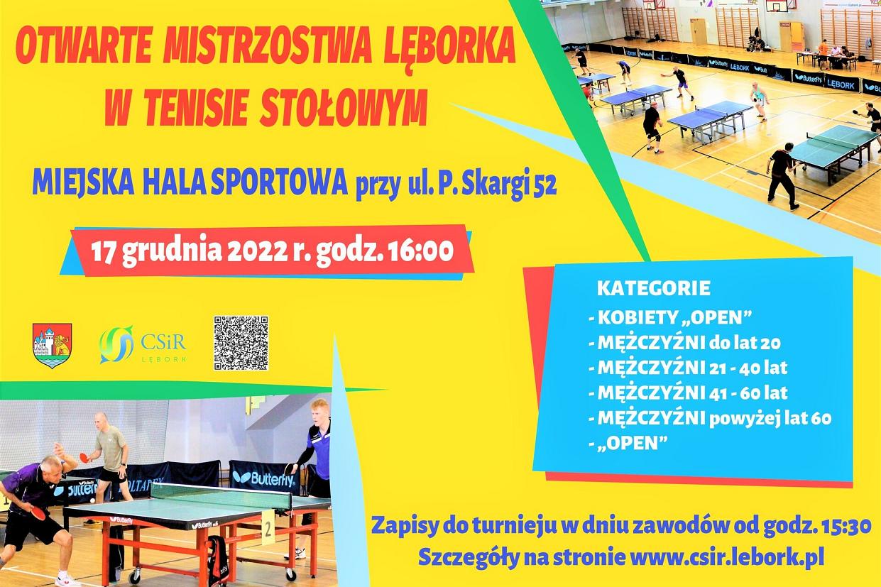 Otwarte Mistrzostwa Lęborka w tenisie stołowym