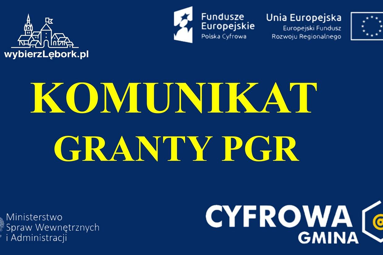 Monitorowanie efektów projektu „Granty PPGR”