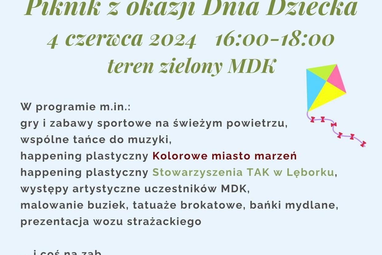 Piknik w MDK z okazji Dnia Dziecka