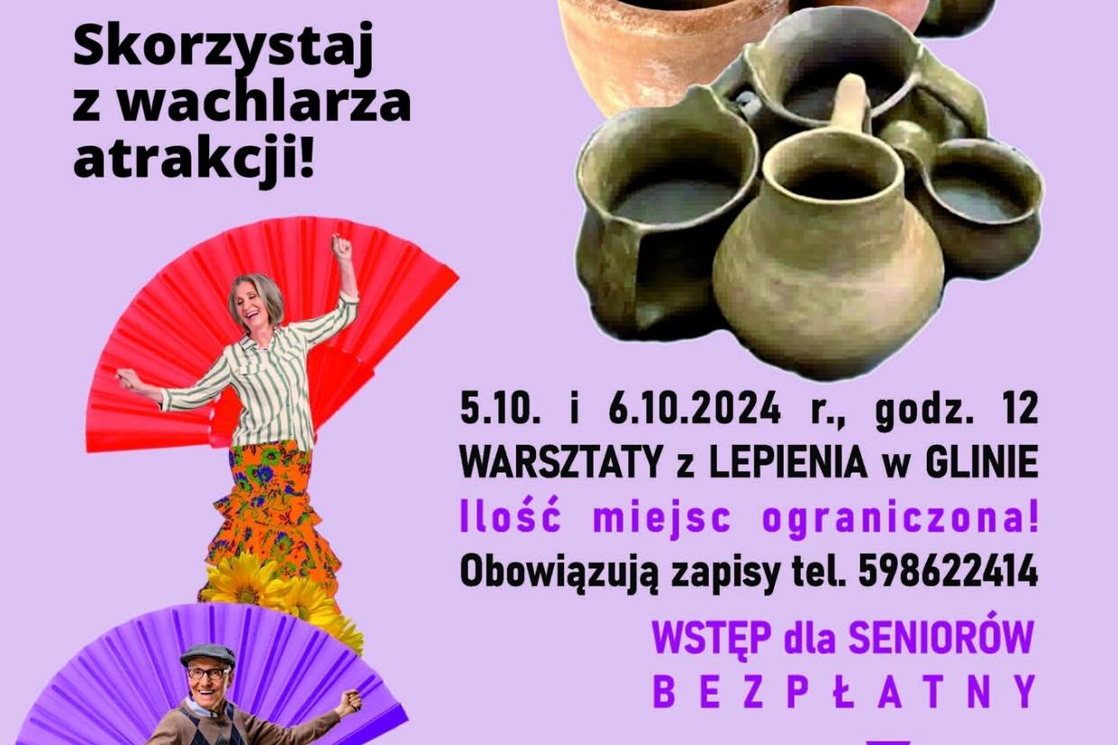 Weekend seniora z kulturą - warsztaty lepienia w glinie