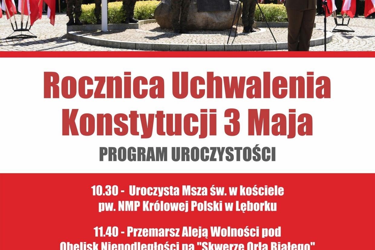 Obchody Rocznicy Uchwalenia Konstytucji 3 Maja w Lęborku