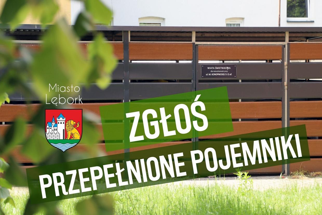 Usprawniamy odbiór odpadów – zgłoś przepełnione pojemniki!