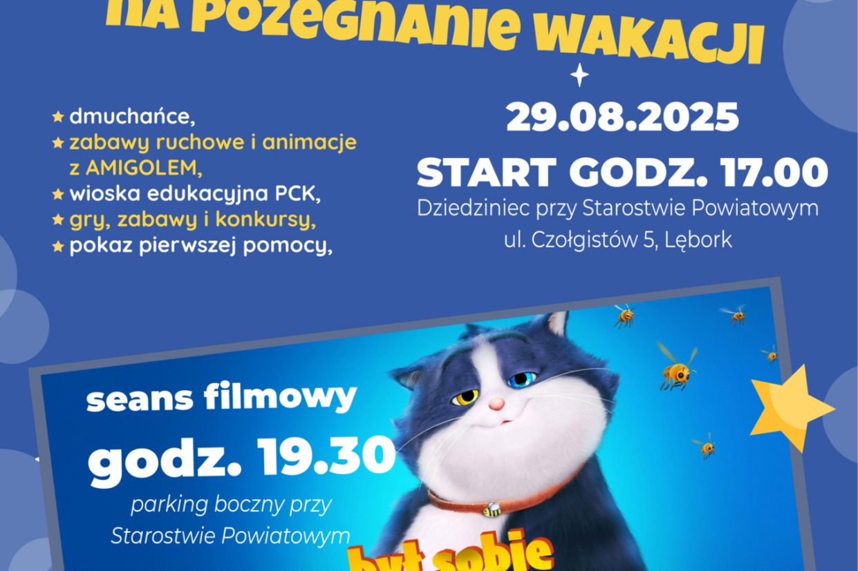 Kino letnie na pożegnanie wakacji