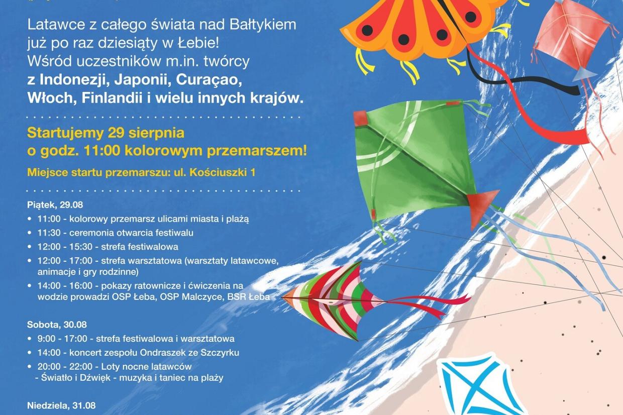 X Międzynarodowy Festiwal Latawców w Łebie