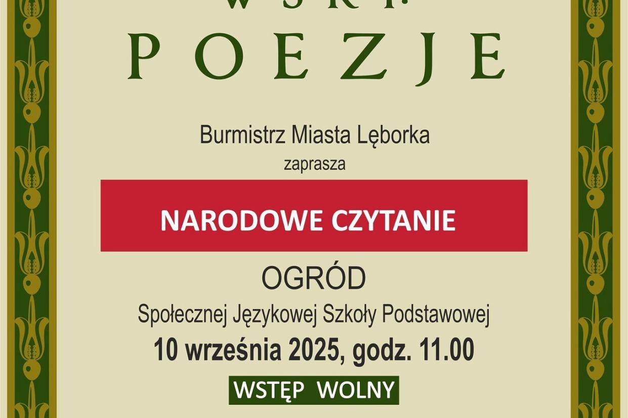 Narodowe Czytanie 2025