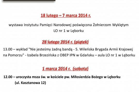 Odsłonięcia tablicy pamiątkowej poświęconej “Żołnierzom Wyklętym”