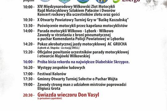 Majówka Wilkowska już w tę niedzielę!