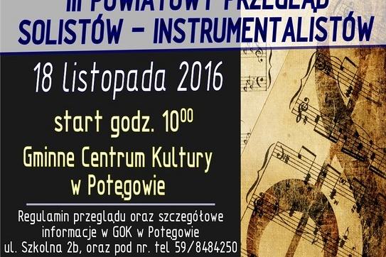 III Powiatowy Przegląd Solistów-Instrumentalistów