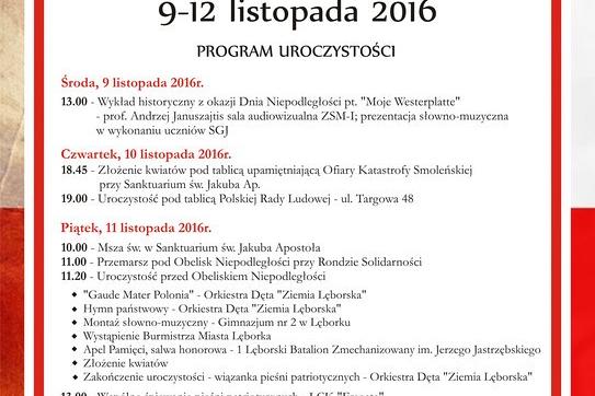 Obchody Święta Niepodległości w Lęborku