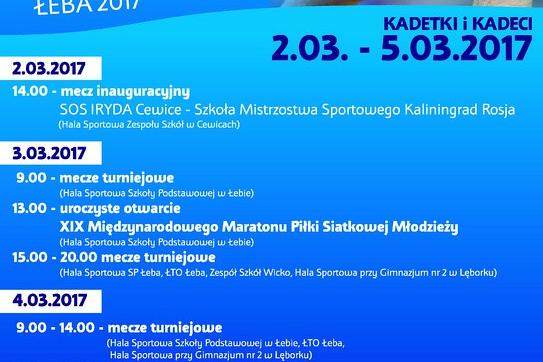 XIX Międzynarodowy Maraton Piłki Siatkowej Młodzieży także w Lęborku