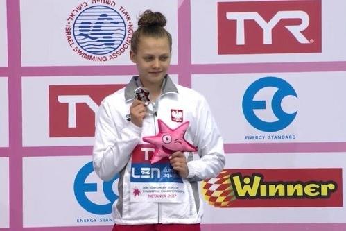 Weronika Hallmann wicemistrzynią Europy na 50 m stylem klasycznym