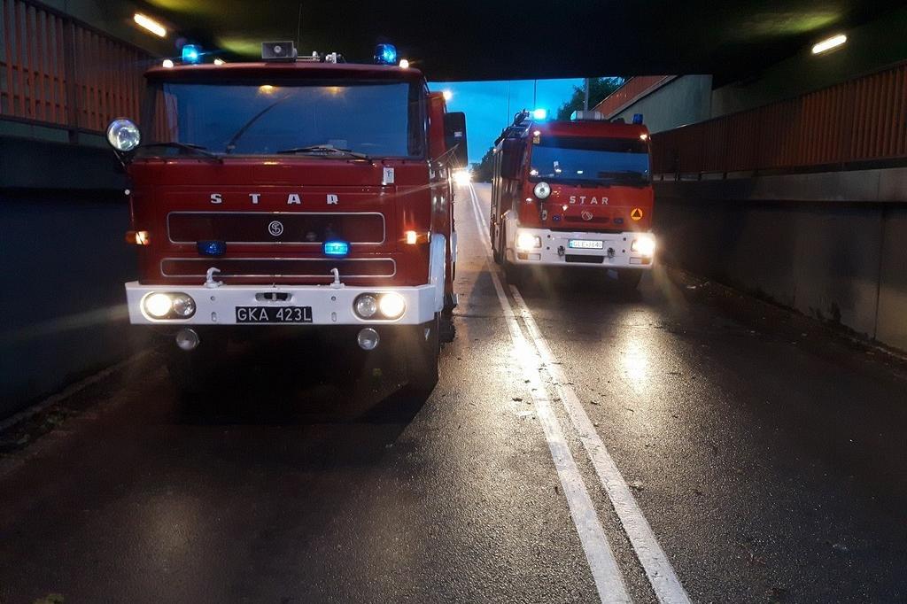 Strażacy z OSP usuwali skutki nawałnicy