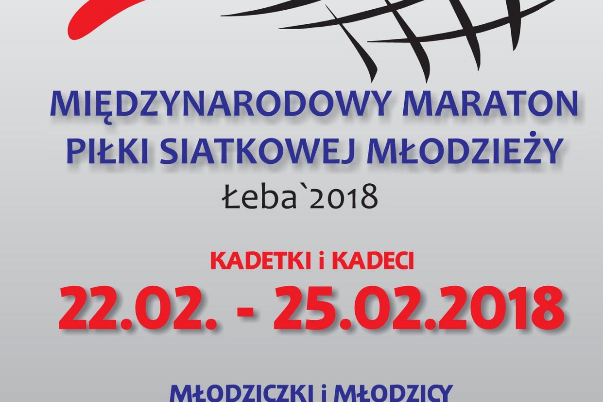 XX Międzynarodowy Maraton Piłki Siatkowej Młodzieży ŁEBA 2018