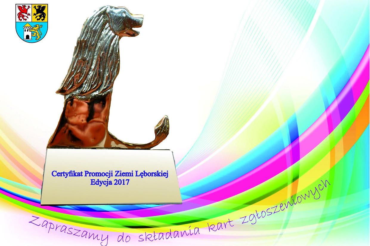 Certyfikat Promocji Ziemi Lęborskiej 2017