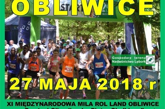 XXXVI Ogólnopolski Otwarty Bieg Przełajowy  Puchar Leśny pamięci Tomasza Hopfera  XI Międzynarodowa Mila ROL LAND  Obliwice pamięci Olimpijczyka Piotra Gładkiego  XVII Ogólnopolski Bieg Sołtysów i VIP