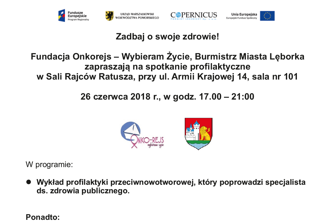 26 czerwca spotkanie profilaktyczne o nowotworze szyjki macicy