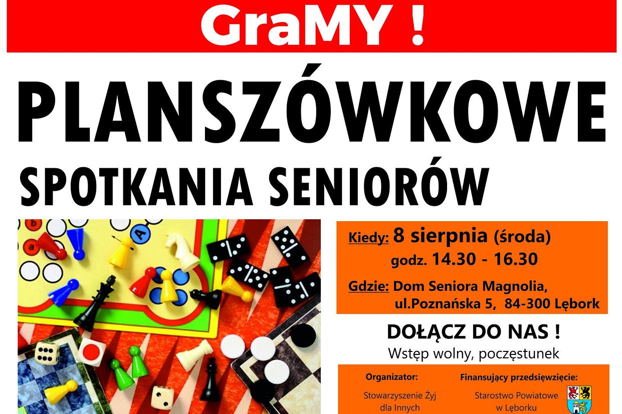 Planszówkowe spotkania seniorów