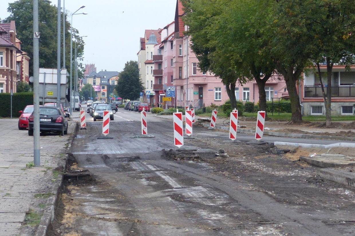 Zamknięty jeden pas ulicy Wojska Polskiego!