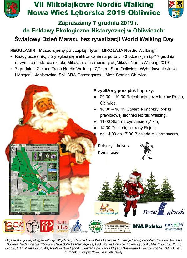 VII Mikołajkowe Nordic Walking w Obliwicach