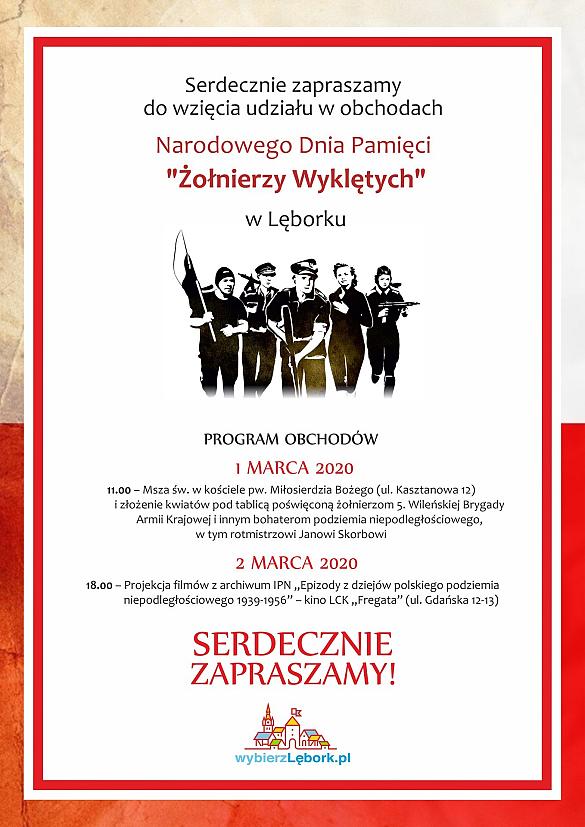 Narodowy Dzień Pamięci „Żołnierzy Wyklętych” w Lęborku