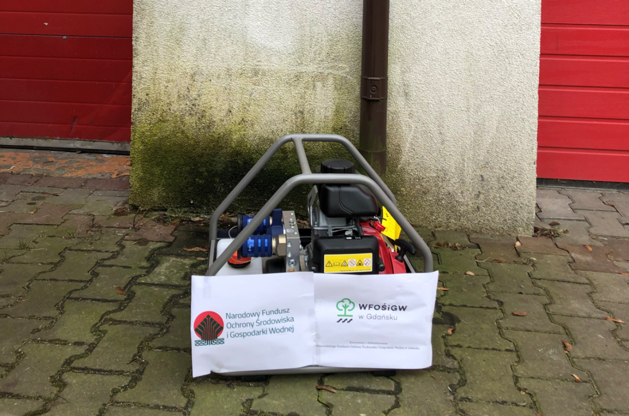 OSP Lębork doposażona dzięki projektowi