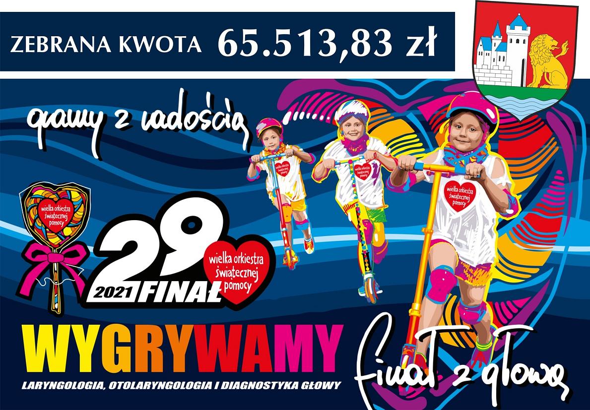 Lębork zebrał podczas 29. Finału WOŚP ponad 65,5 tys. zł