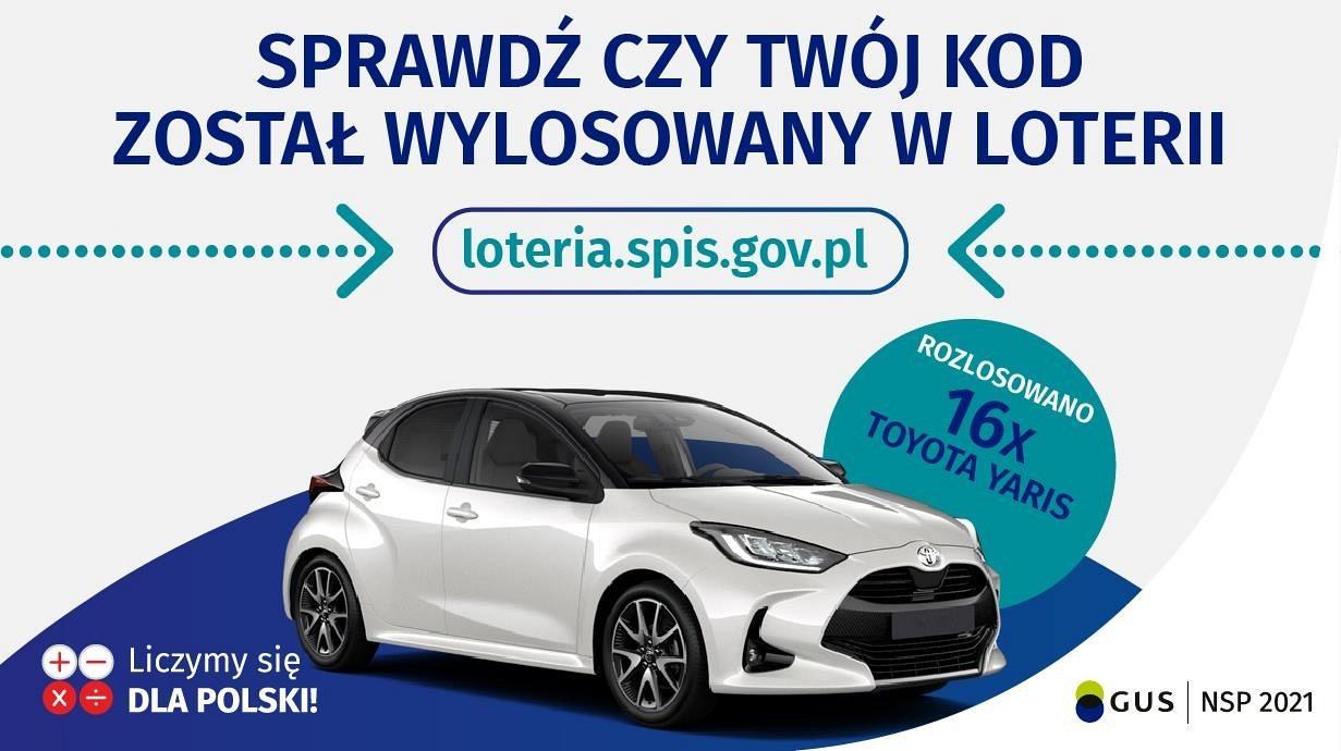 Główne nagrody w loterii spisowej rozlosowane