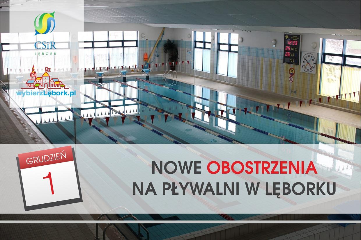 Nowe obostrzenia na Pływalni od 1 grudnia 2021 r.