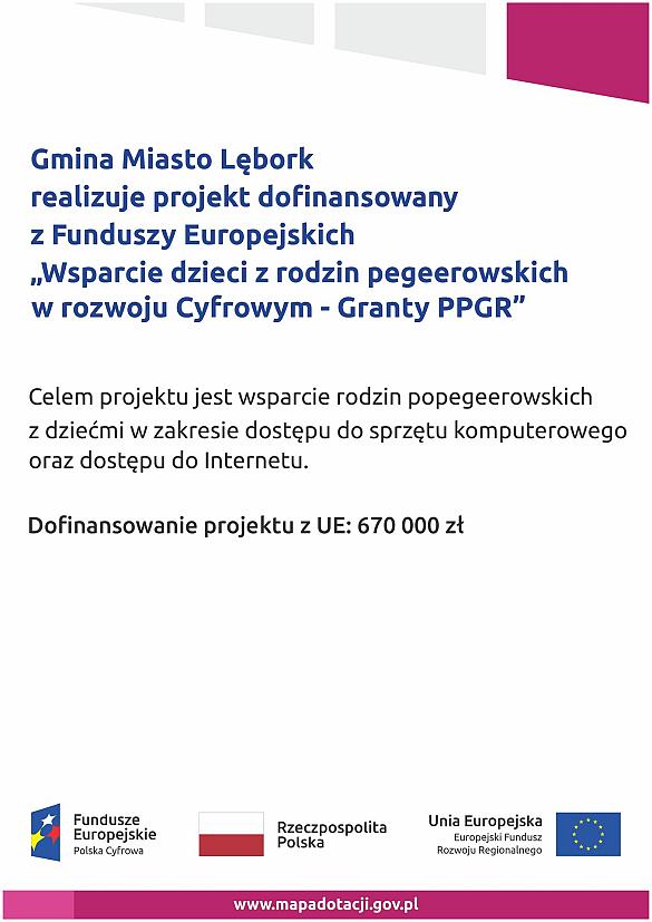 Wsparcie dzieci z rodzin pegeerowskich w rozwoju cyfrowym – Granty PPGR