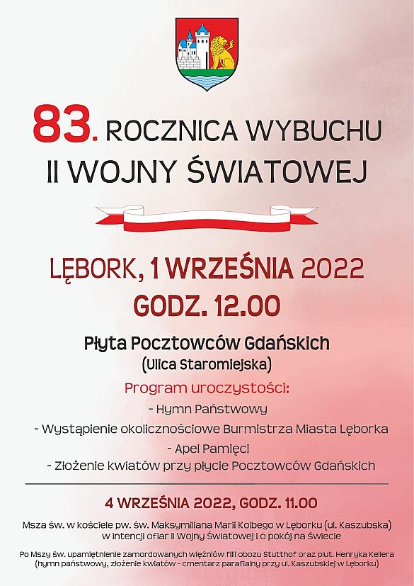 83. rocznica wybuchu II Wojny Światowej