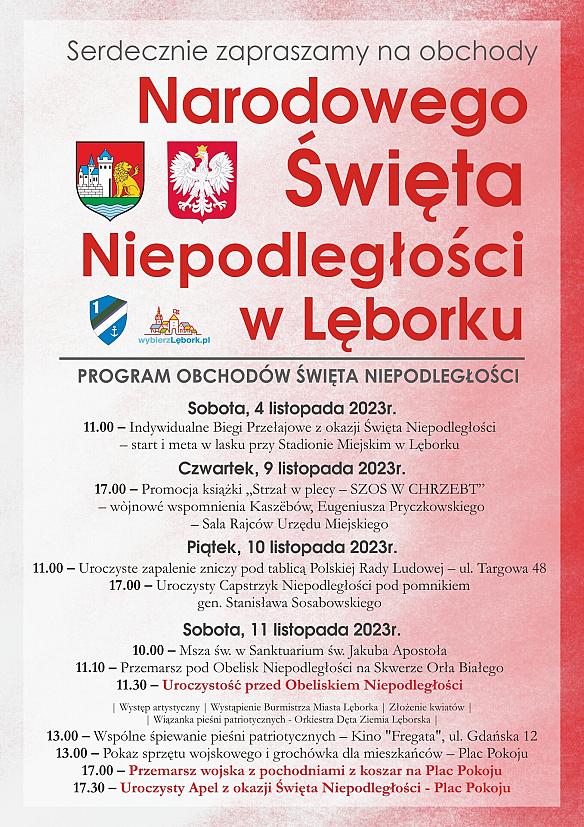 Święto Niepodległości - zapraszamy mieszkańców do wspólnego świętowania