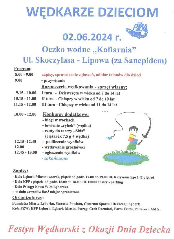 Wędkarze dzieciom w Lęborku