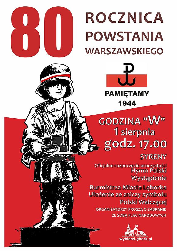 80. rocznica Powstania Warszawskiego - o 17.00 zostaną włączone syreny