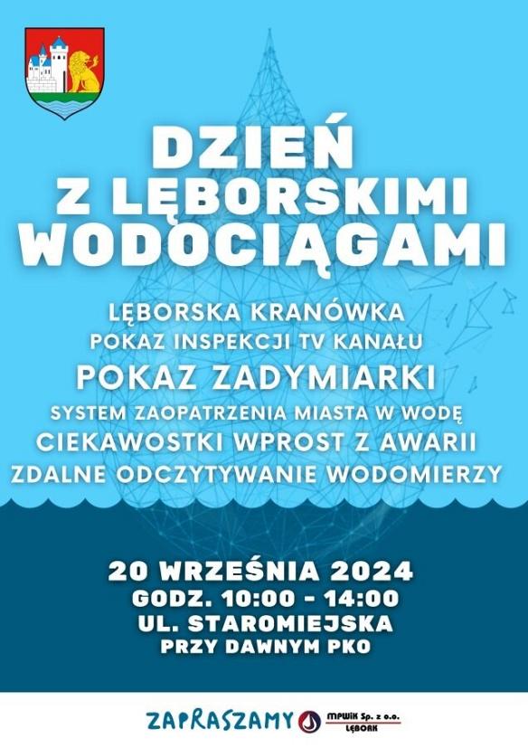 W piątek na ulicy Staromiejskiej odbędzie się Dzień z Lęborskimi Wodociągami!