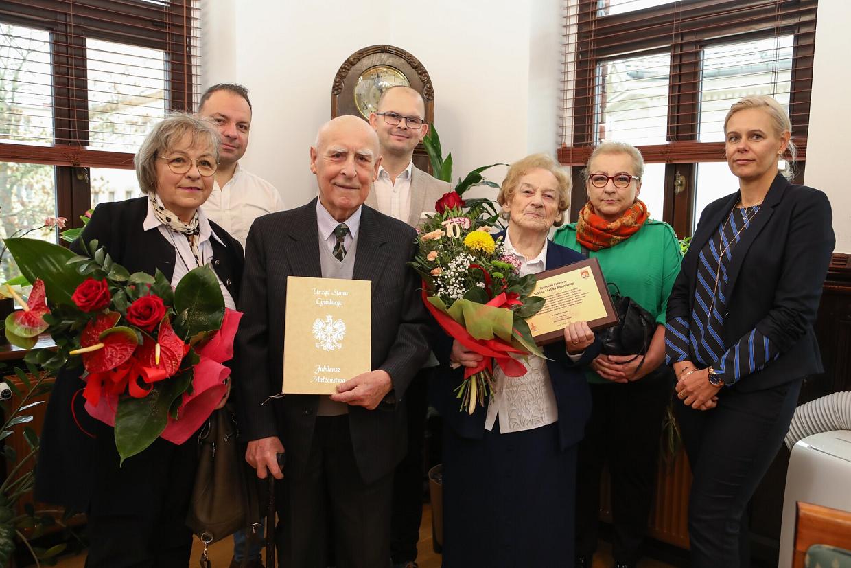 70-lecie pożycia małżeńskiego Sabiny i Feliksa Bobrowskich
