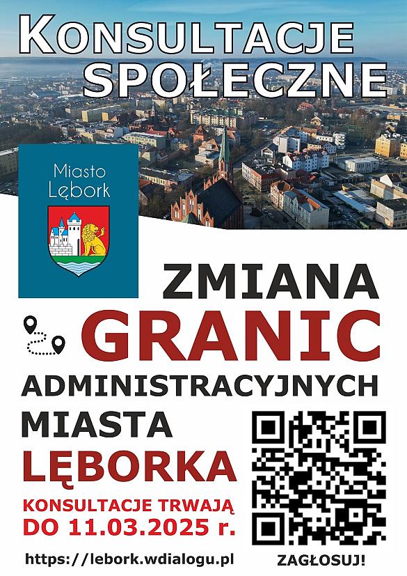 Trwają konsultacje społeczne dotyczące zmiany granic Lęborka – weź udział!