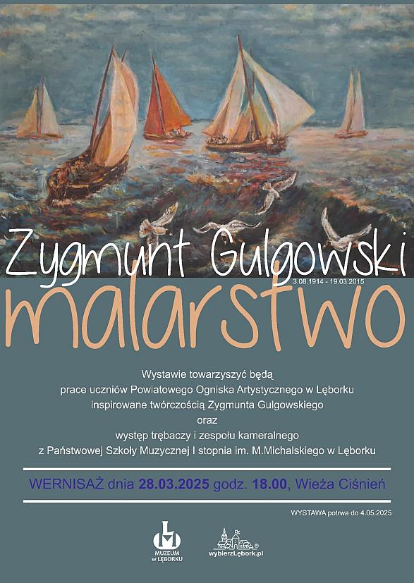 Wernisaż wystawy malarstwa Zygmunta Gulgowskiego w Lęborku