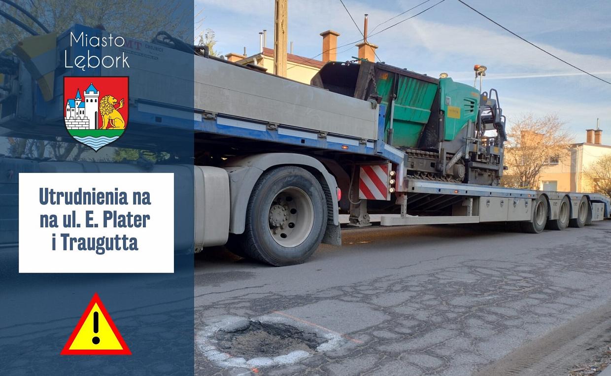 Wiosenna naprawa dróg – prace na ul. E. Plater i Traugutta