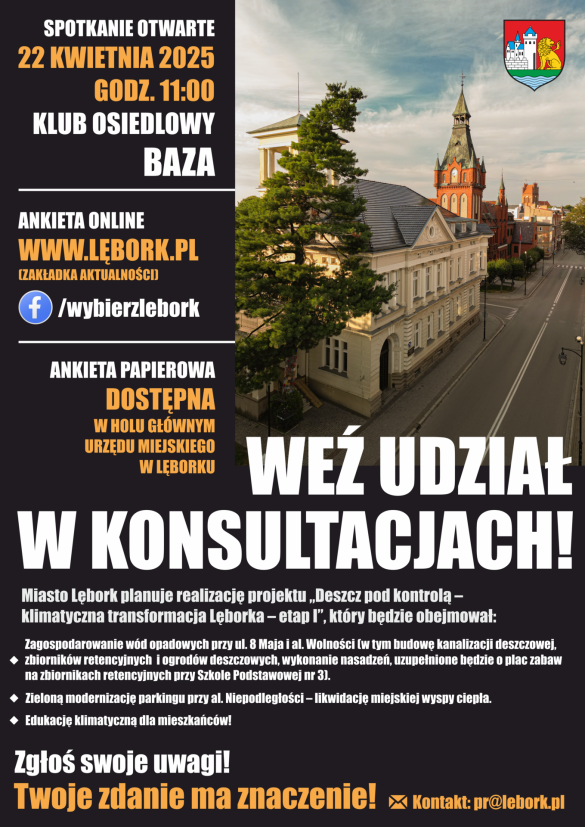 Konsultacje społeczne – przyszłość Twojego miasta!