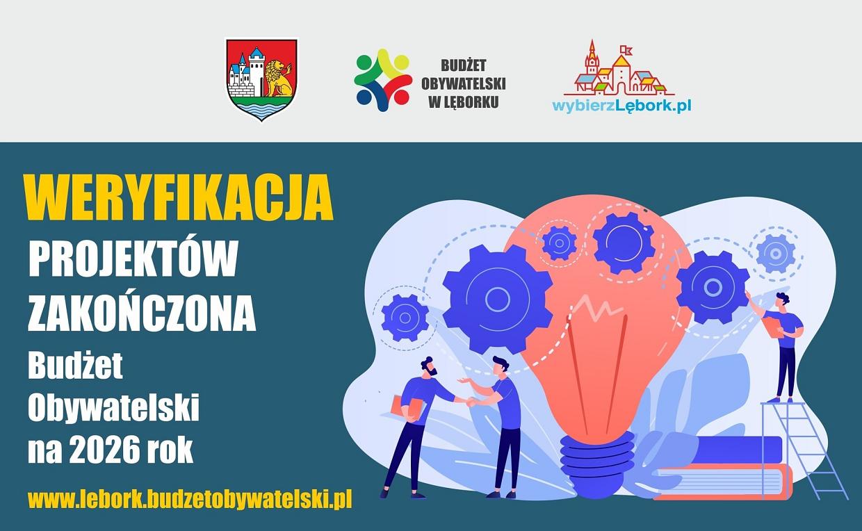 Zakończona weryfikacja projektów Budżetu Obywatelskiego w Lęborku na rok 2026