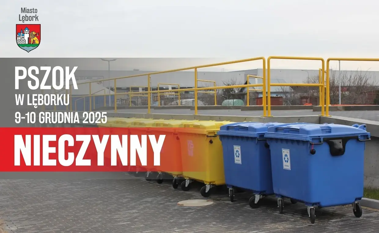 PSZOK nieczynny 9–10 grudnia