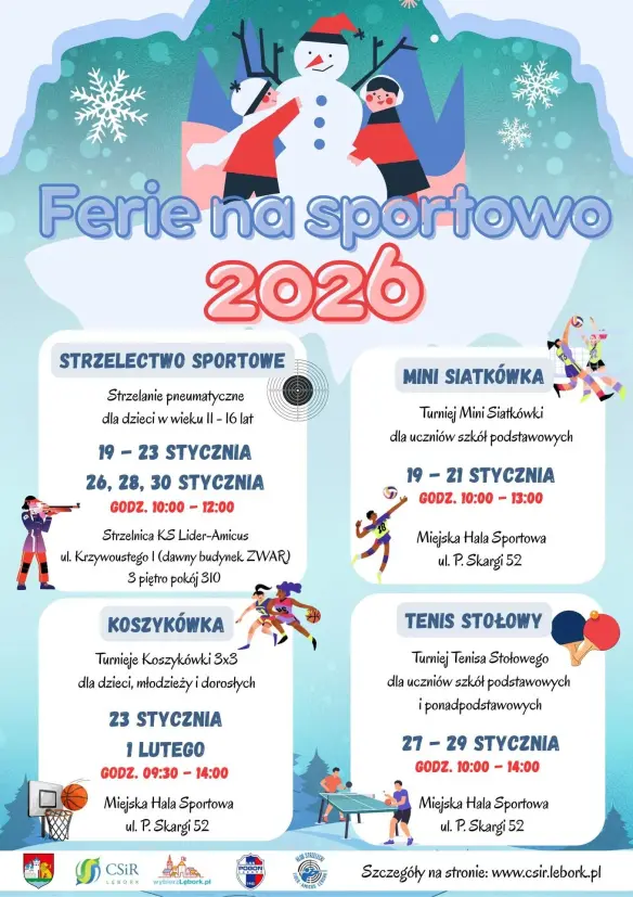 Ferie na sportowo – aktywna zima dla dzieci i młodzieży