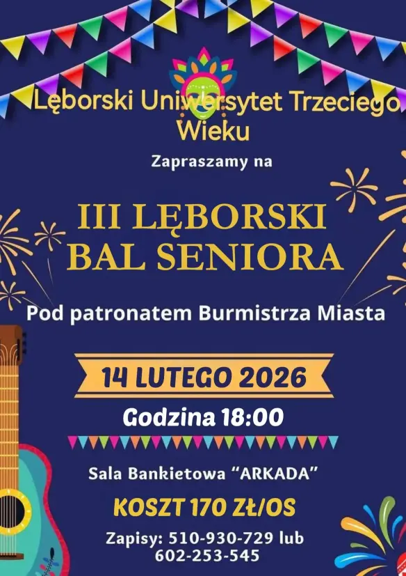 Seniorzy na parkiet - III Lęborski Bal Seniora pod patronatem Burmistrza