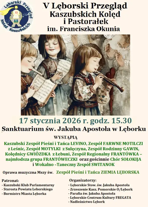Przed nami V Lęborski Przegląd Kaszubskich Kolęd i Pastorałek im. Franciszka Okunia