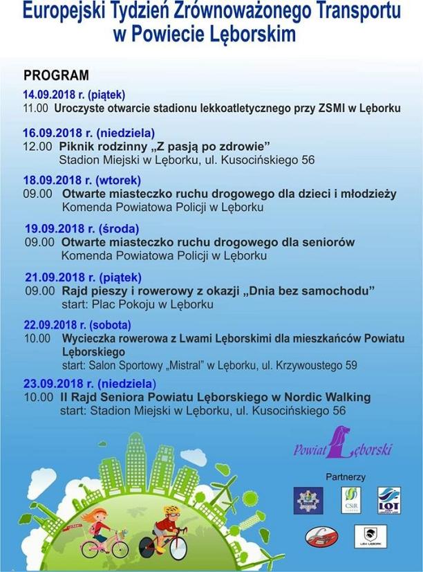 Rajd pieszy i rowerowy w ramach Europejskiego Dnia bez Samochodu