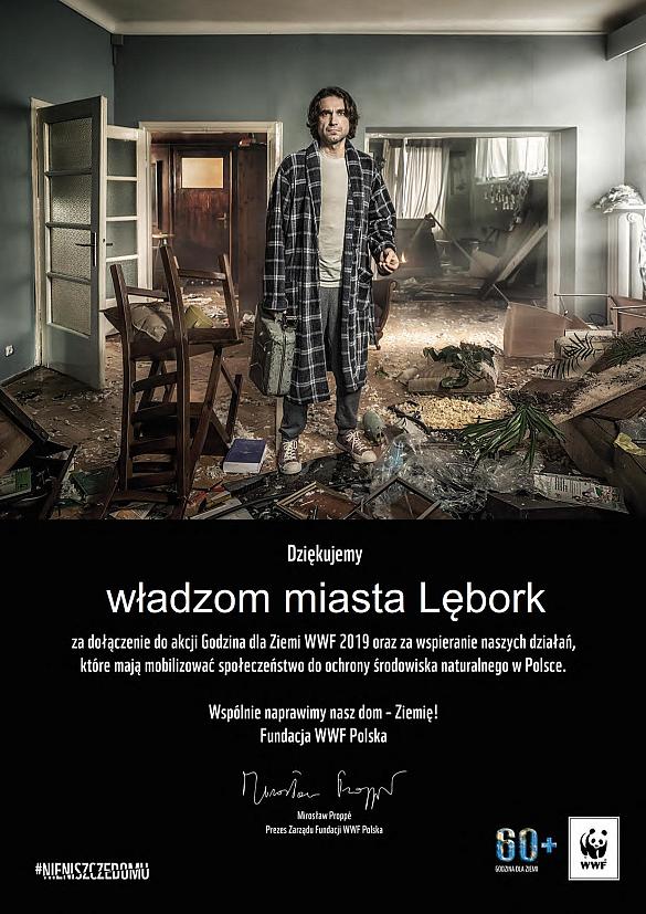 Lębork wśród 98 miast w akcji Godzina dla Ziemi WWF