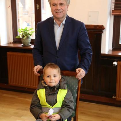 Świąteczna wizyta przedszkolaków w Ratuszu